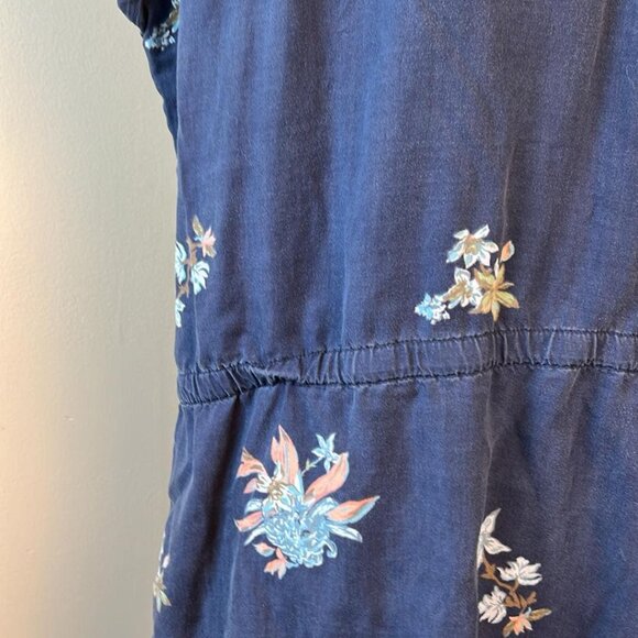 Women's Med Patagonia June Lake Blue Floral Dress Granola Girl CottageCore Lagen - Picture 9 of 10